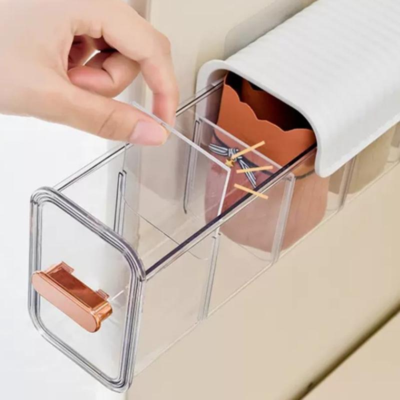 Underwear Panties Storage Boxes Wall Hanging Drawer-type Transparent Bedroom Closet Seasoning Three In One Storage Organizer