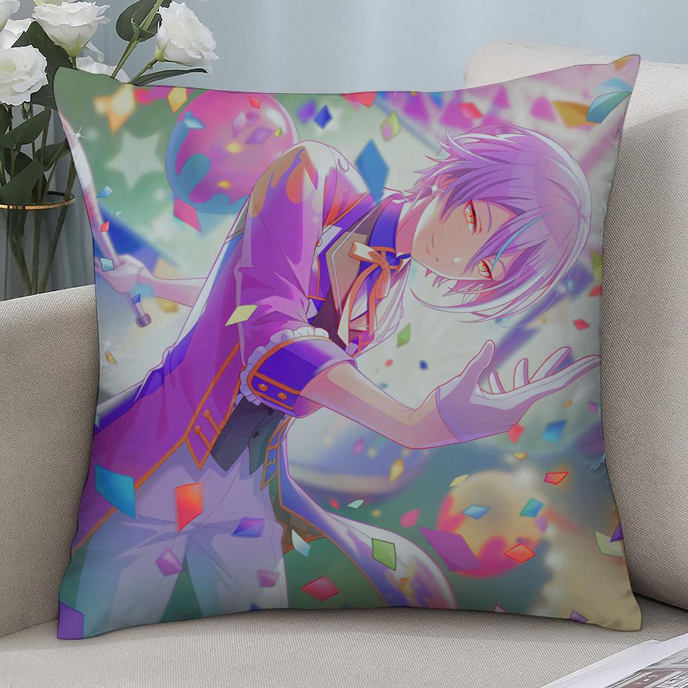 K-Kamishiro Rui Anime Pillow Case 3D Print Polyester Fiber 40*40 Cm Home Sofa Throw Pillow Cover Decoration Festival Gift