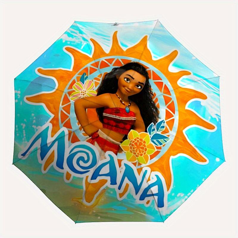 1pc Moana, Ocean Adventure Automatic Umbrella Durable Iron Frame & Plastic Handle,Gift for Men & Women, Sturdy Construction Yy250821054