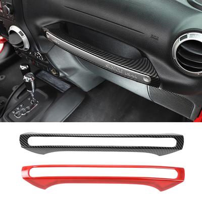 Car Co-pilot Handle Armrest Decoration Cover Stickers for Jeep Wrangler JK 2011 2012 2013 2014 2015 2016 2017 Interior