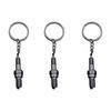 Metal Car Keychain Accessory Nonslip Grip Multipurpose Use Vehicle Themed Key Holder Present for Automotive Enthusiasts