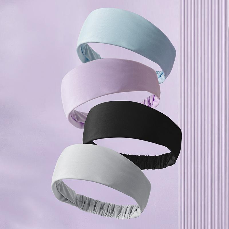 Sports Headband Running Headwear Elasticity Sweat Absorption Headdress Quick-Drying Gym Breathable Sweatbands For Men Women