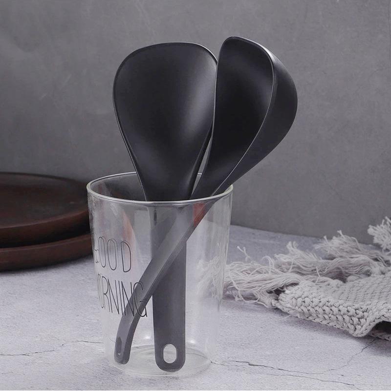 Haning Alloy Non Stick Rice Spoons Rice Shovel Spatula Long Deep Soup Scoop Kitchen Area Utensil Multifunctional Rice Cooker