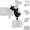 Universal Car Dash Cam Mount Bracket, Shark Fin Rearview Mirror Mount with 16 Adapters, Compatible with Most Dash Cams