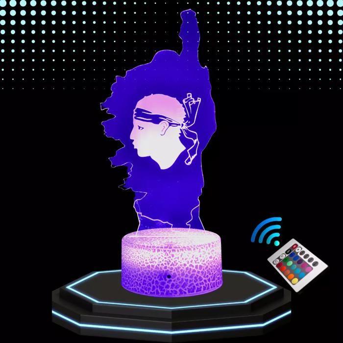 Lampe de Chevet 3D Led Corse Corsica, Veilleuse Changement Couleurs, Lampe Tactile Bureau Chambre, Idée Cadeau Noël Anniversaire