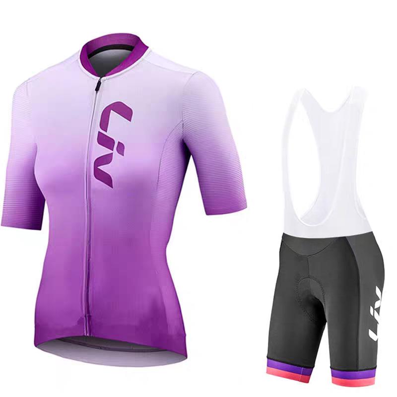 Women's Cycling Clothes Summer Road Cycling Jerseys Cycling Bibs Breathable Quick Drying Clothes Cycling Shirts