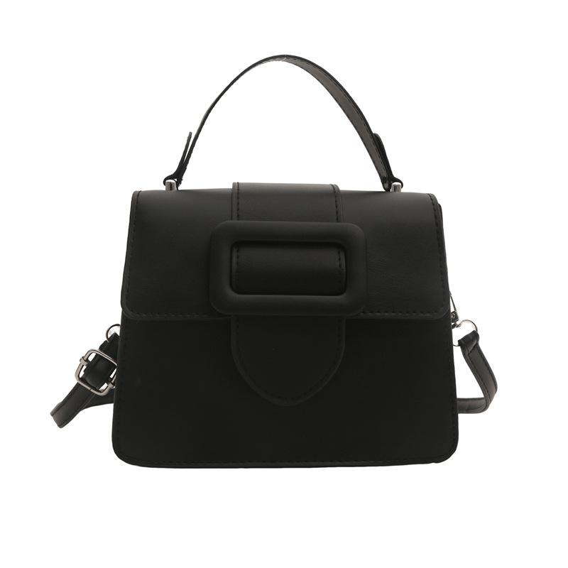 Einfache, kleine, quadratische Umhängetasche mit einer Schulter, kleine Tasche für Damen in diesem Sommer, neue kleine, quadratische Handtasche im koreanischen Stil