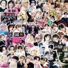 60pcs/Bag Stray Kids Skzoo Fans Sticker Skz Team Music Boy Band Decoration Suitcase Scrapbook Phone Laptop Stationery Stray Toy