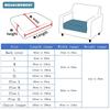 1/2/3/4 Seat Jacquard Sofa Seat Cushion Cover Couch Covers L Shape Sectional Elastic Jacquard Sofa Cover Stretch Slipcovers