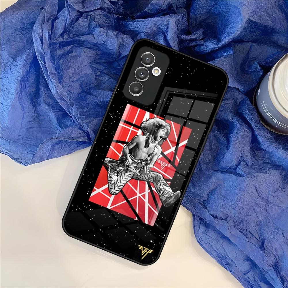 Eddie Van Halen Graphic Guitar Phone Case for Samsung Galaxy S26 S25 S24 S30 S21 S23 S20 S22 Fe Pro Edge Ultra Plus Glass Cover