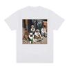 2025 New Essential Cotton Unisex T-Shirt Fashion Printing Soft Breathable Crew Neck Fashion Men's and Women's T-Shirts One Piece