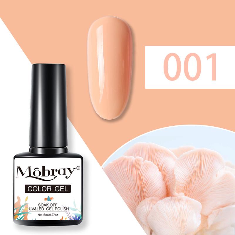 Mobray 80 barev gelový lak na nehty 8ml semipermanentní gelový lak nasáklý UV gel na nehty