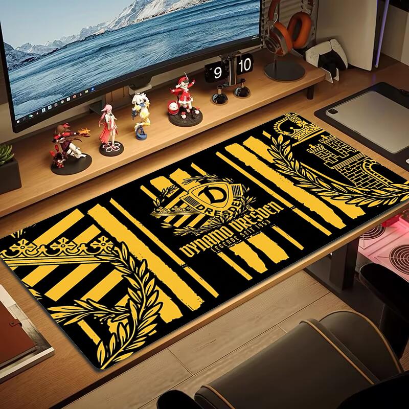 SG Dynamo Dresden Mauspads Großes Gaming-Tischkissen Rutschfestes Laptop-Tablet Großes Mauspads XXL Matte Mini-PC-Spielmatte Mit Verriegeltem Rand_xia