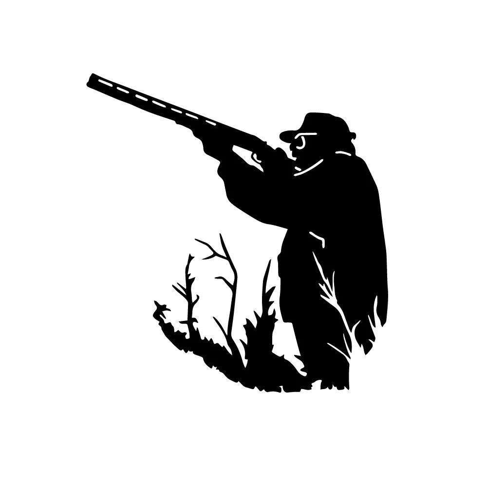 Car Stickers Hunter Hunting Adventure Decals Car Motorcycle Rear Window Decorative Decals Waterproof Cover Scratches ,15cm