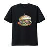 Burger Baby T Shirt Hot Dog Y2K Aesthetic Lover Foodie Summer Cropped for Shirtn Cheeseburger Vintage Washed Versatile Fashion