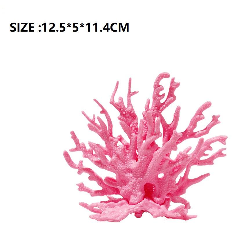 Künstliche Korallen Aquarium Dekoration für Aquarium Korallen Wasserpflanze Harz Fischtank Aquascape Simulation ZSP06