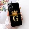 For Infinix Smart 20 4G Case Crown Letters Soft Silicone Phone Cases For Infinix Smart20 X6840 X6840B  Protection Back Cover