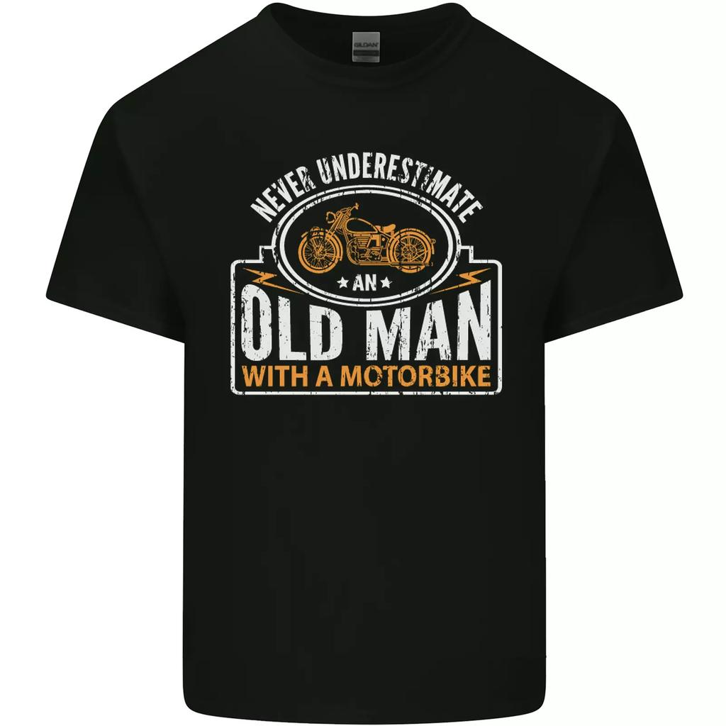 Alter Mann Motorrad Motorrad Biker Lustiges T-Shirt