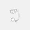 METROCITY JEWELRY 1992 PERLA Sterlingsilber Weißer Ohr-Cuff A251SE0764WPH