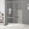 Vidaxl Silver Shower Wall, 140X195 Cm Transparent ESG Glass