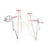 For Harley Electra Glide Road King Street Glide FLHX 1998-2007 Motorcycle Reflective Saddle Shield Mid-Frame Air Heat Deflector