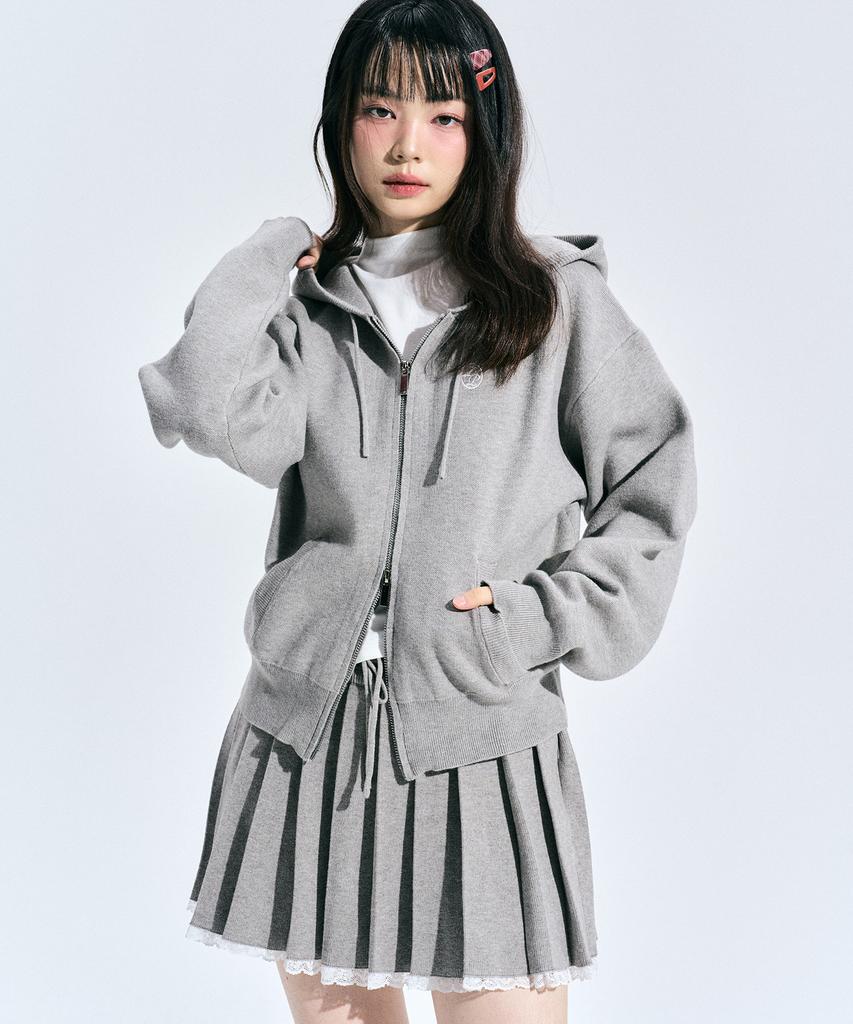 Zero Planet Ailey Knit Skirt Pants [Grey]