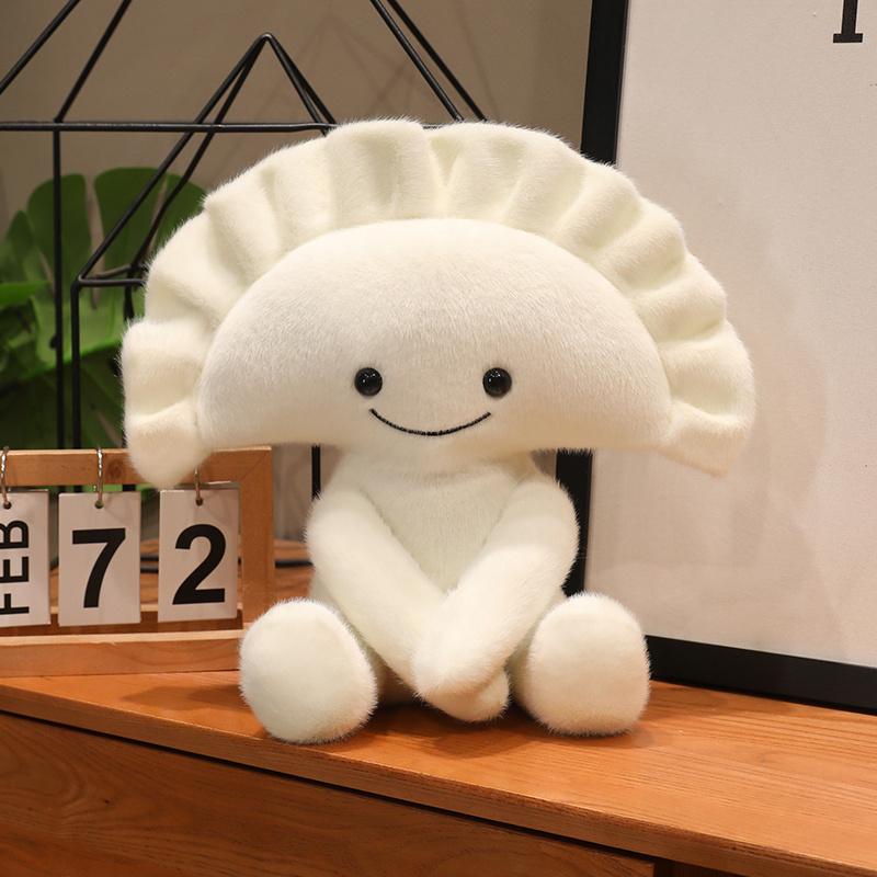 Centimeter Simulation New Italian Dumpling Doll Stuffed Plush Toy Cartoon Anime Cute Children's Birthday Gift Fun Doll