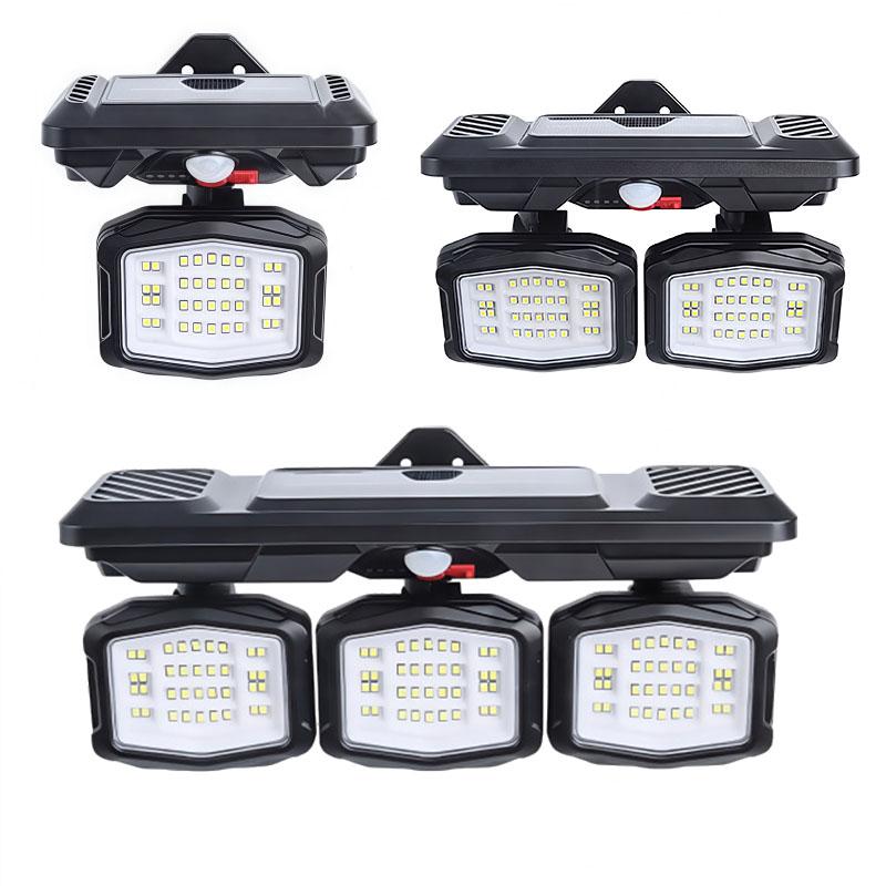 Outdoor Courtyard Solar Wall Lamp, Street Lamp, Outdoor Human Body Sensing Wall Lamp, IP65 Waterproof Three Level Mode