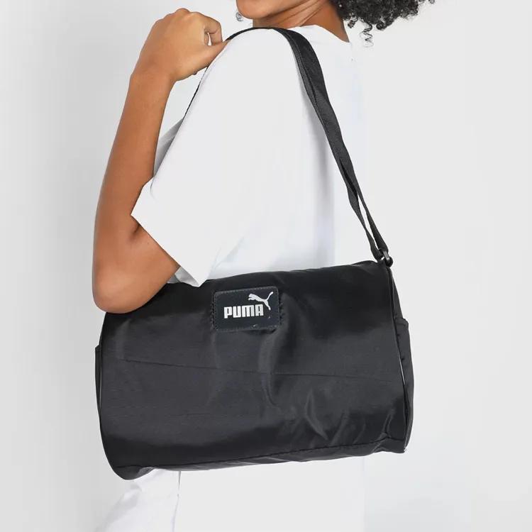 Puma Fabric Shoulder Bag Women's Black (Unisex) Shoulder Bags 078535 01