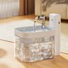 Wireless Cat Water Fountain 1.5L Automatic Pet Water Dispenser USB Rechargeable Cordless Waterer Ultra Quiet Motion Sensor Dog Drinking Fountain