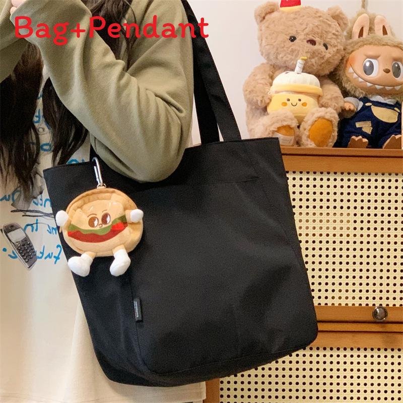 Nylon Tote Bag For Women With Magnetic Closure And Multiple Pockets For Daily Use
