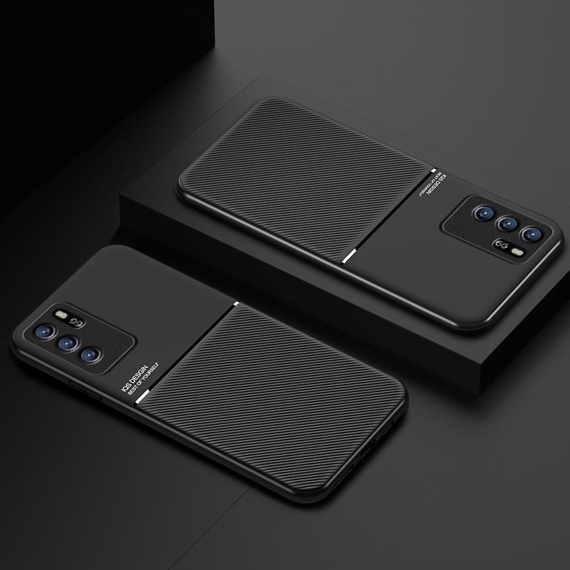 Schlanke Leichte Leder Magnetische Stoßfeste Hülle für OPPO Reno 6Z 6 5Z 5F 5K 4 3 2Z 2 ACE Lite Pro Plus 5G 4G Handyzubehör
