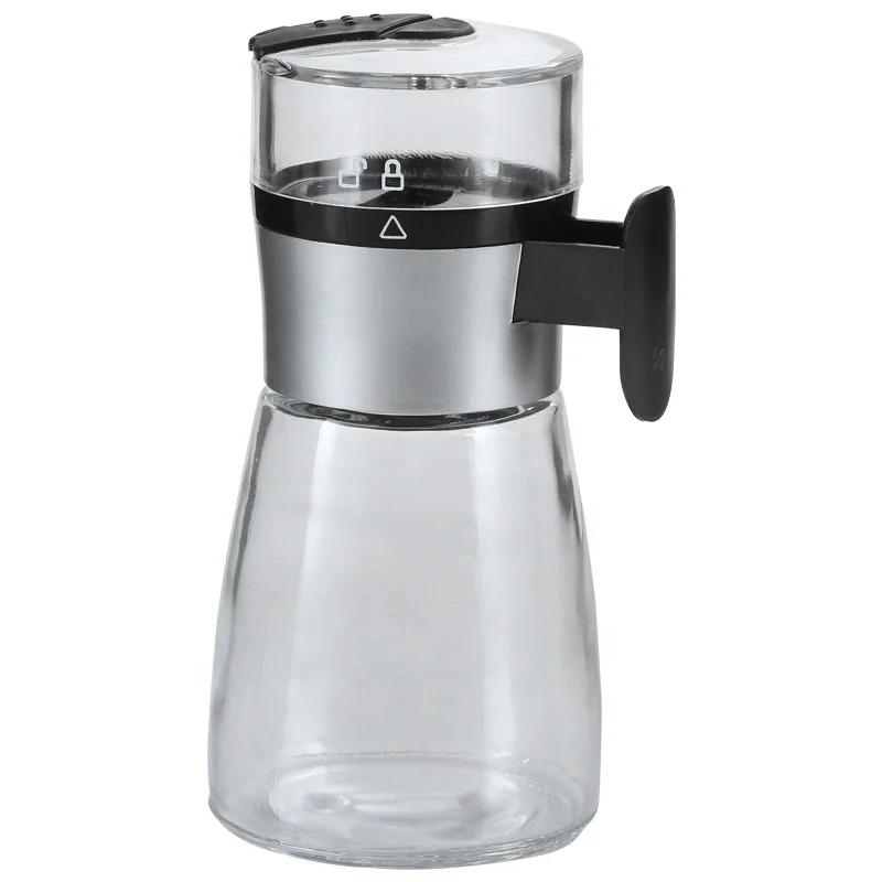 Push-type Salt Dispenser Sugar Bottle Spice Pepper Shaker Can Jar PushType Seasoning Container Kitchen Gadgets