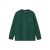 Chase Long Sleeve T-Shirt Logo Crew Neck Casual Men Tops Green I026392-1YW-XX