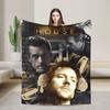 Dr Gregory House Soft Warm Blanket Picnic Plush Throw Blanket Novelty Outdoor Flannel Bedspread Sofa Bed Cover