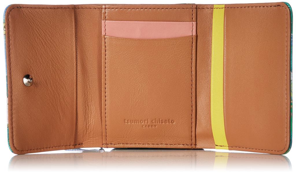 Tsumori Chisato Women's Camouflage Safari Tri-fold Mini Wallet, Green (07)