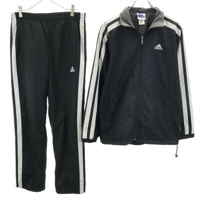 Adidas Windbreaker Setup M Black Series Mesh Lining Men's Used