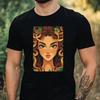 Men's T-Shirt Medusa Cartoon Motif Cotton Size XS To 5XL