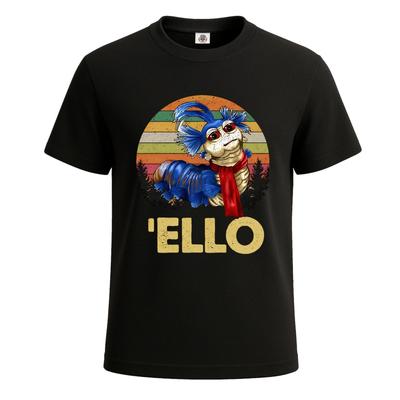 Labyrintmask 'Ello Vintage Grafisk Konst Nyhet Fest Herr T-shirt Tee Topp