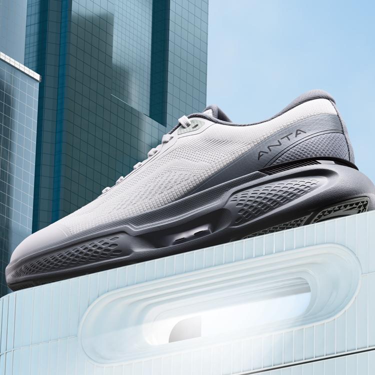Anta Shunxing 11 Trendy Versatile Shock Absorbing Wear Resistant Non Slip Low Top Training Shoes Men Sneaker Gray 112527718-1