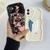 Ae83 Japanischer Anime Attack On Titan Art Schutzhüllen für Xiaomi Poco X5 Redmi Note 13 12 11 Pro 13C 12C A3 Huawei Honor Wave TPU-Rückseite