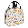 Niedliches Einhorn Cartoon Muster Tragbare Lunchbox Damen Wasserdicht Thermokühler Lebensmittel Isoliert Lunchtasche Schule Kinder Schüler