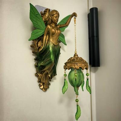 Vintage Wall Lamp Mermaid/Fairy/Angel/Goddess Night Light Decorative Wall Sconce for Bedroom Living Room Hotel