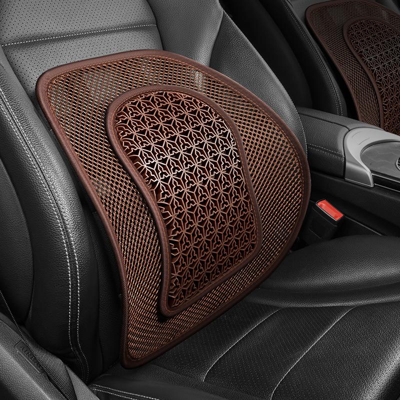 Car Seat Chair Back Cushion Ventilate Mesh Lumbar Back Brace Car Seat Chair Cushion Office Home Massage Back Cushion Universal