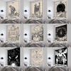 Retro Mandala Sun Moon Astrology Pattern Tapestry Home Living Room Dormitory Bedroom Wall Decor Background Cloth Tapestry