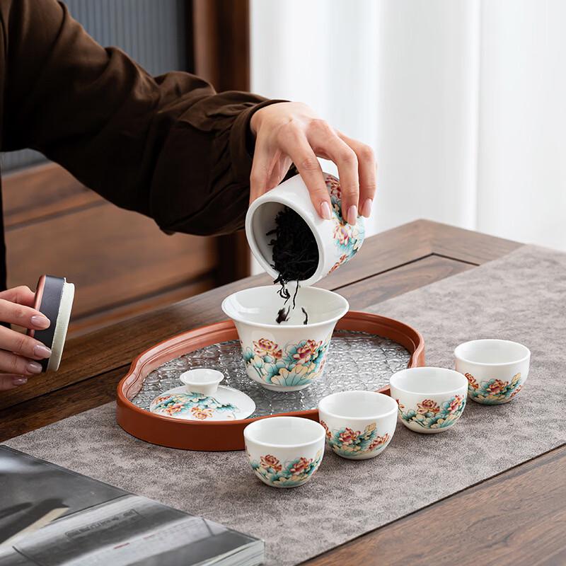 Dehua New Chinese Ceramic Kung Fu Tea Set