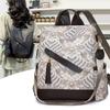 Tassel Versatile Backpack Women's Fashion National Style Student School Bag Anti-theft Commuter Handheld Shoulder Bag