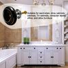 8pcs Black Round Knobs,Vintage Ceramic Cabinet Knobs,Dresser Drawer Handles for Closets,Drawers,Cabinets and DIY Home Projects with Screws