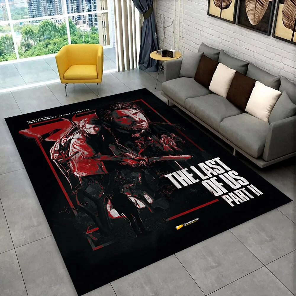 The Last of Us Horror TV Game Pedro Area Rug,Carpet for Home Living Room Bedroom Sofa Doormat Decor,kid Play Non-slip Floor Mat