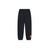 Li Ning Fashion Series Label Pattern Elastic Waist Breathable Cuffed Knitted Sports Pants Men Bottoms Black AKLSD61-2